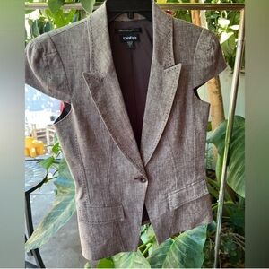 Bebe vintage fitted blazer top y2k office